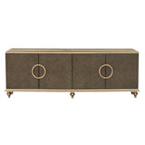 Ashtin Brown Console Cabinet - Ornate Home