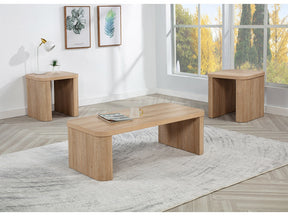 Ashton Light Brown 3-Piece Cocktail Set - Ornate Home
