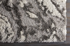 Ashtucna Gray Cloudy Shag Rug - Ornate Home