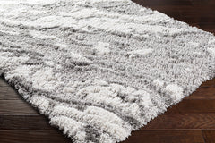 Ashtucna Gray Cloudy Shag Rug - Ornate Home