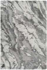 Ashtucna Gray Cloudy Shag Rug - Ornate Home