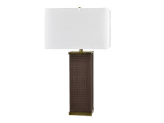 Ashwin Brown/Gold Table Lamp - Ornate Home