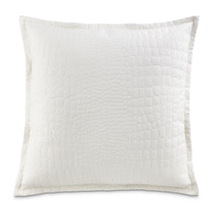 Ashworth White 26" Euro Sham - Ornate Home