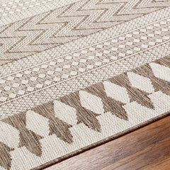 Asif Brown Outdoor Area Rug - Clearance - Ornate Home
