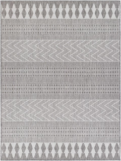 Asif Charcoal Outdoor Area Rug - Clearance - Ornate Home