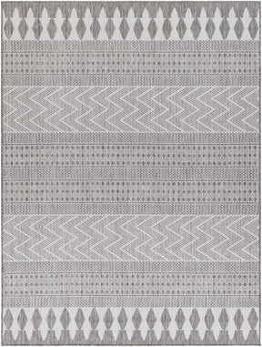 Asif Charcoal Outdoor Area Rug - Clearance - Ornate Home