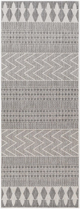 Asif Charcoal Outdoor Area Rug - Clearance - Ornate Home