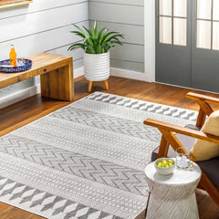 Asif Gray Outdoor Area Rug - Clearance - Ornate Home