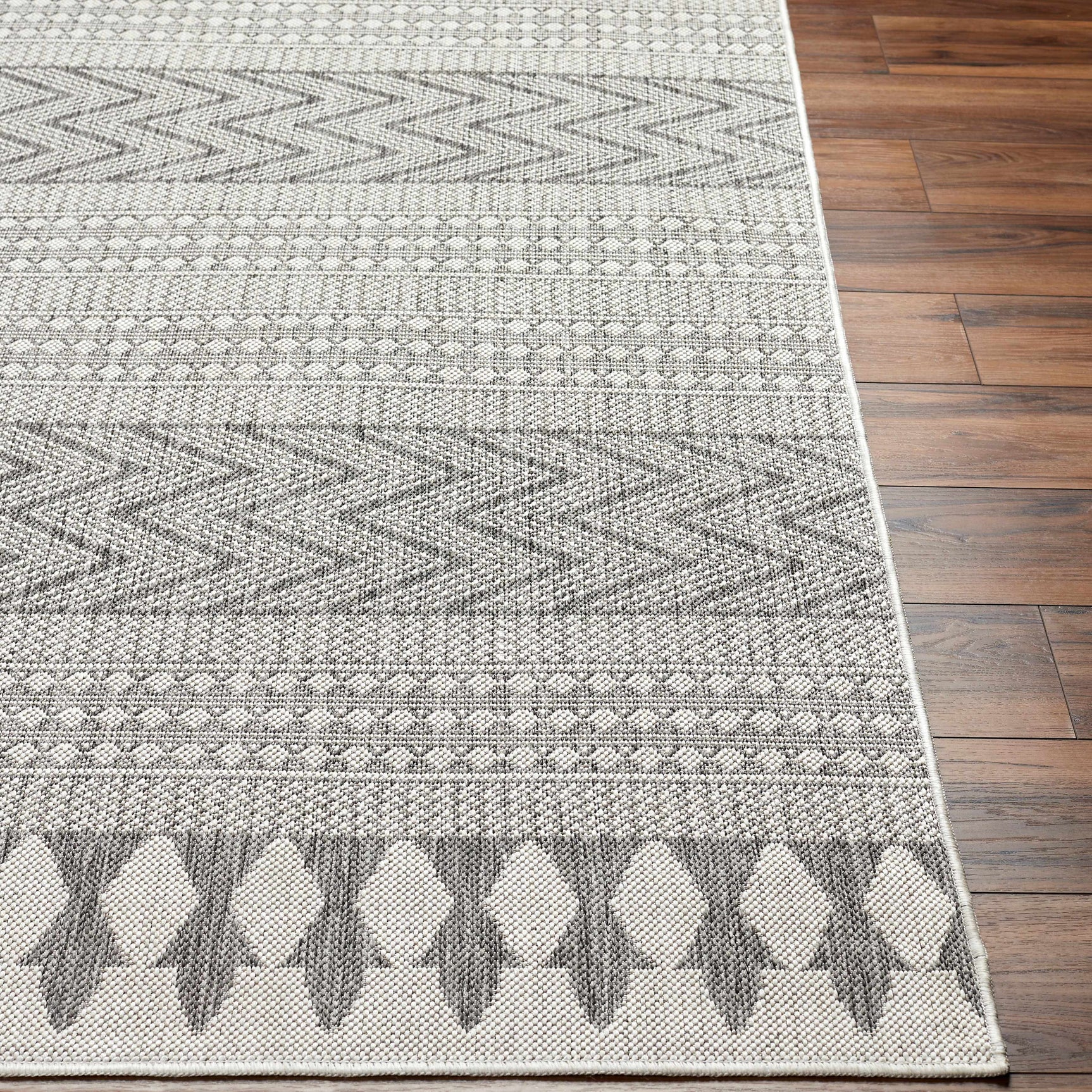 Asif Gray Outdoor Area Rug - Clearance - Ornate Home