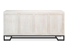 Asiger Black Four Door Sideboard - Ornate Home
