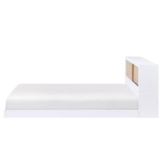 Asker White Full Bookcase Bed - Ornate Home