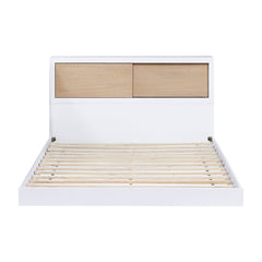 Asker White Full Bookcase Bed - Ornate Home