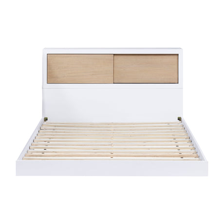 Asker White Full Bookcase Bed - Ornate Home