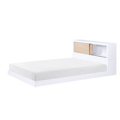 Asker White Full Bookcase Bed - Ornate Home