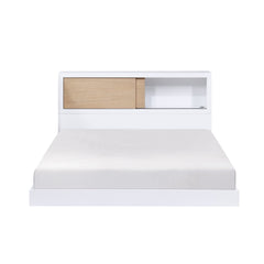 Asker White Full Bookcase Bed - Ornate Home