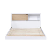 Asker White Full Bookcase Bed - Ornate Home