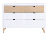 Asker White/Natural Dresser - Ornate Home
