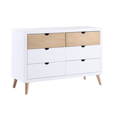 Asker White/Natural Dresser - Ornate Home