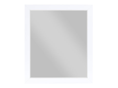 Asker White/Natural Mirror - Ornate Home