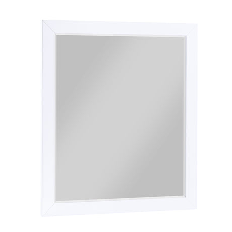 Asker White/Natural Mirror - Ornate Home