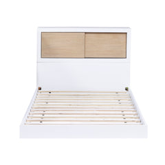 Asker White Twin Bookcase Bed - Ornate Home
