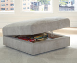 Aslan Court Flax Ottoman With Storage (Online Special Price) - Ornate Home