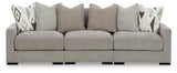 Aslan Court Pebble 3-Piece Sofa Sectional - Ornate Home