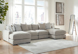 Aslan Court Pebble 4-Piece Sofa Pit Sectional (Online Special Price) - Ornate Home