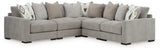 Aslan Court Pebble 5-Piece Sectional (Online Special Price) - Ornate Home