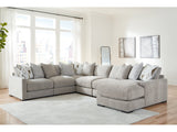 Aslan Court Pebble 6-Piece Sectional with Chaise (Online Special Price) - Ornate Home