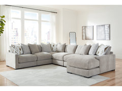 Aslan Court Pebble 6-Piece Sectional with Chaise - Ornate Home