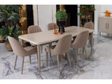 Asos Beige Dining Table - Ornate Home