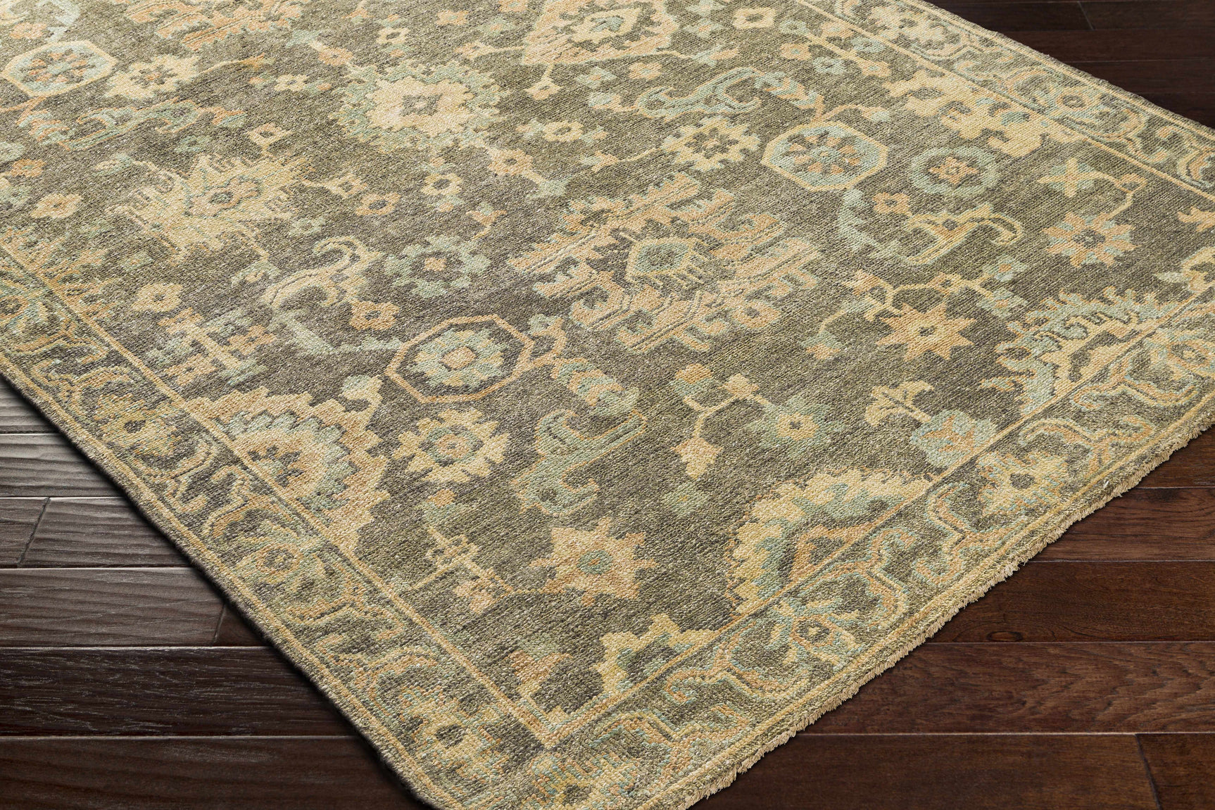 Asotin Hand Knotted Wool Area Rug - Clearance - Ornate Home