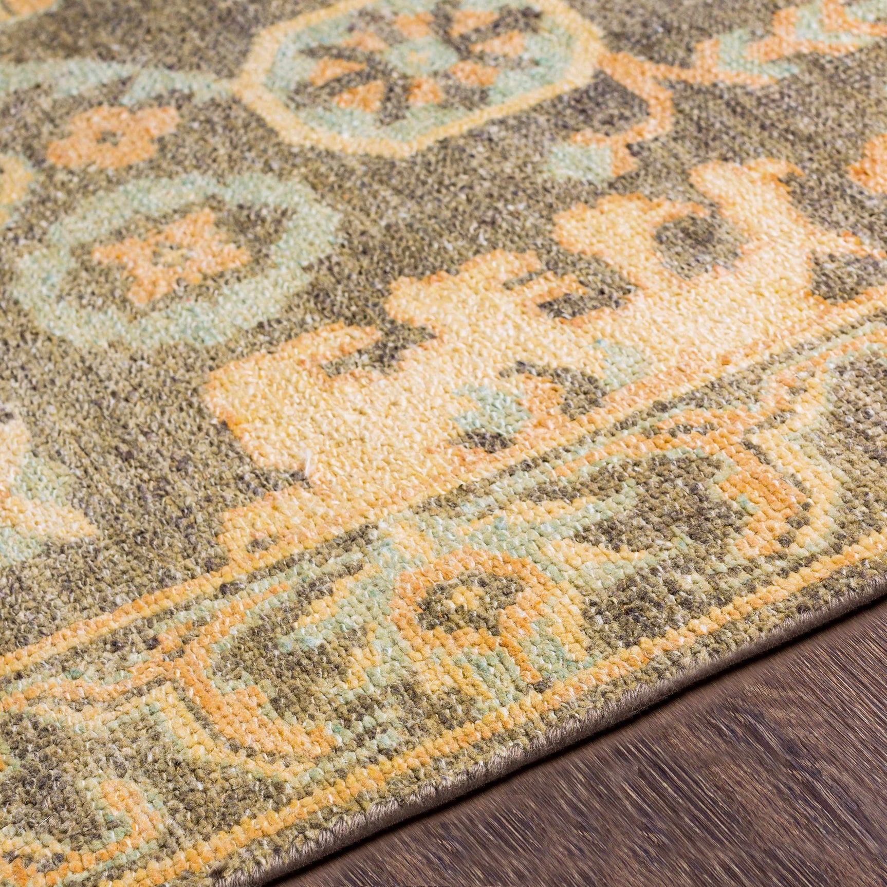 Asotin Hand Knotted Wool Area Rug - Clearance - Ornate Home