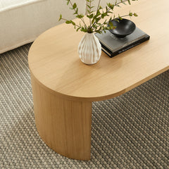 Aspect Oak Oval Wood Coffee Table - Ornate Home