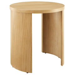 Aspect Oak Round Wood End Table - Ornate Home