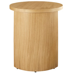Aspect Oak Round Wood End Table - Ornate Home