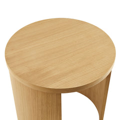 Aspect Oak Round Wood End Table - Ornate Home
