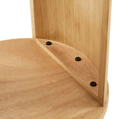 Aspect Oak Round Wood End Table - Ornate Home