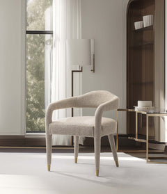 Aspen Dining Armchair in Gold Dust - Ornate Home