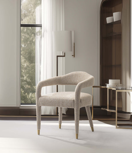 Aspen Dining Armchair in Gold Dust - Ornate Home