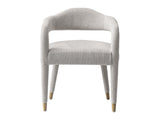 Aspen Dining Armchair in Silver Lining - Ornate Home