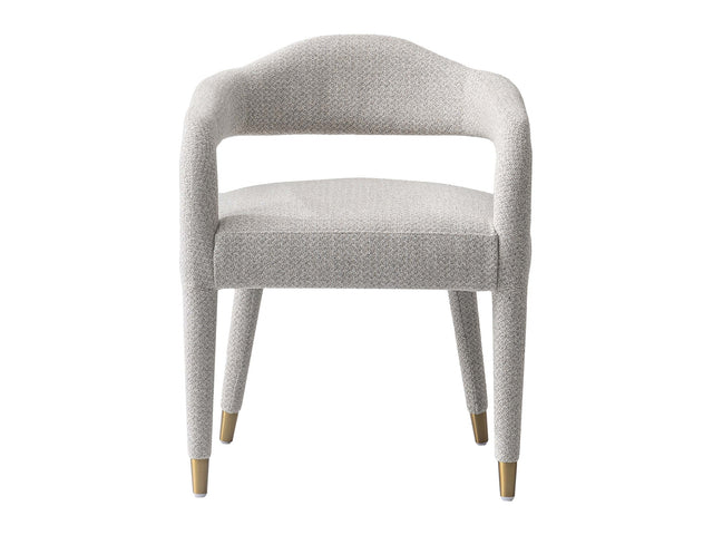 Aspen Dining Armchair in Silver Lining - Ornate Home