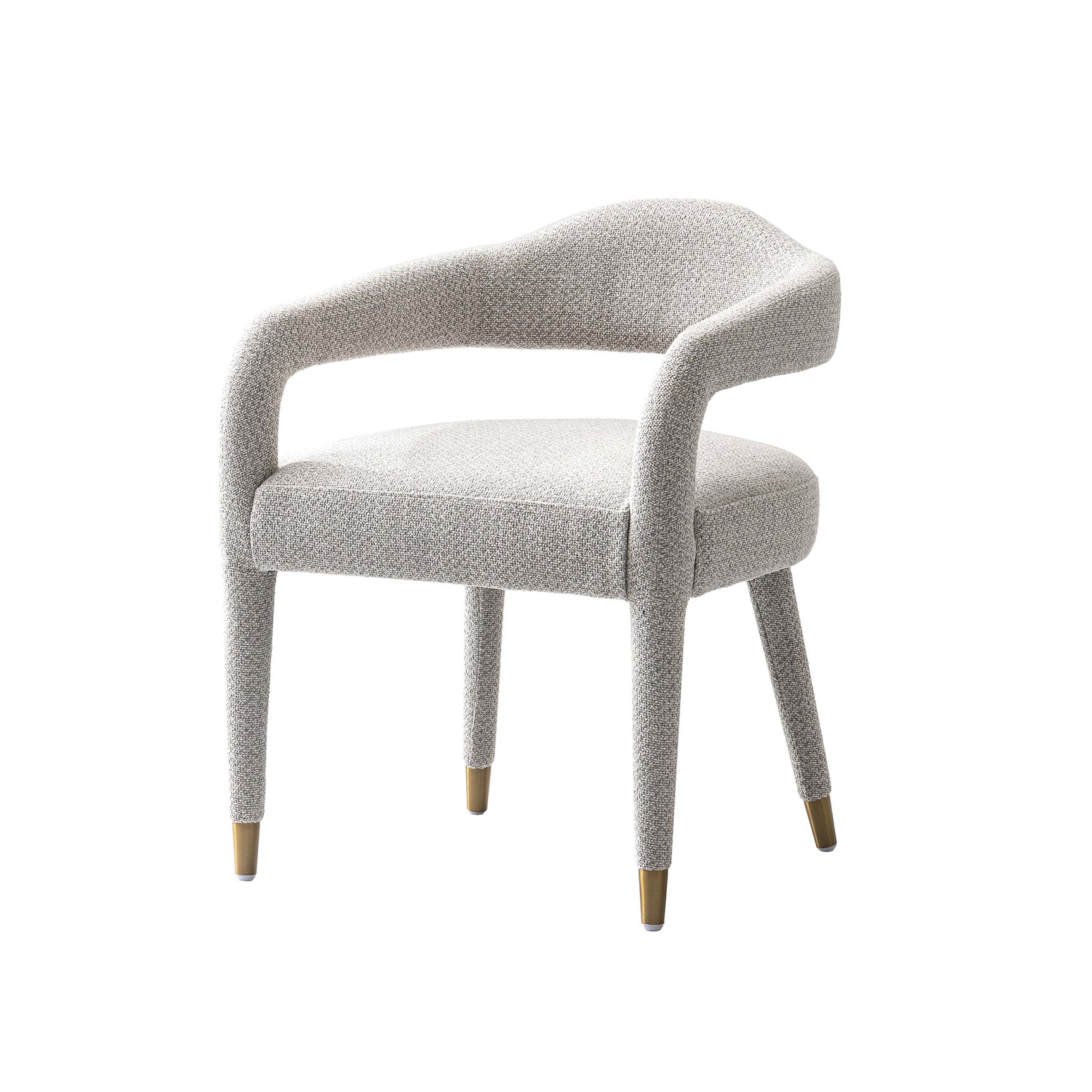 Aspen Dining Armchair in Silver Lining - Ornate Home