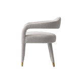 Aspen Dining Armchair in Silver Lining - Ornate Home