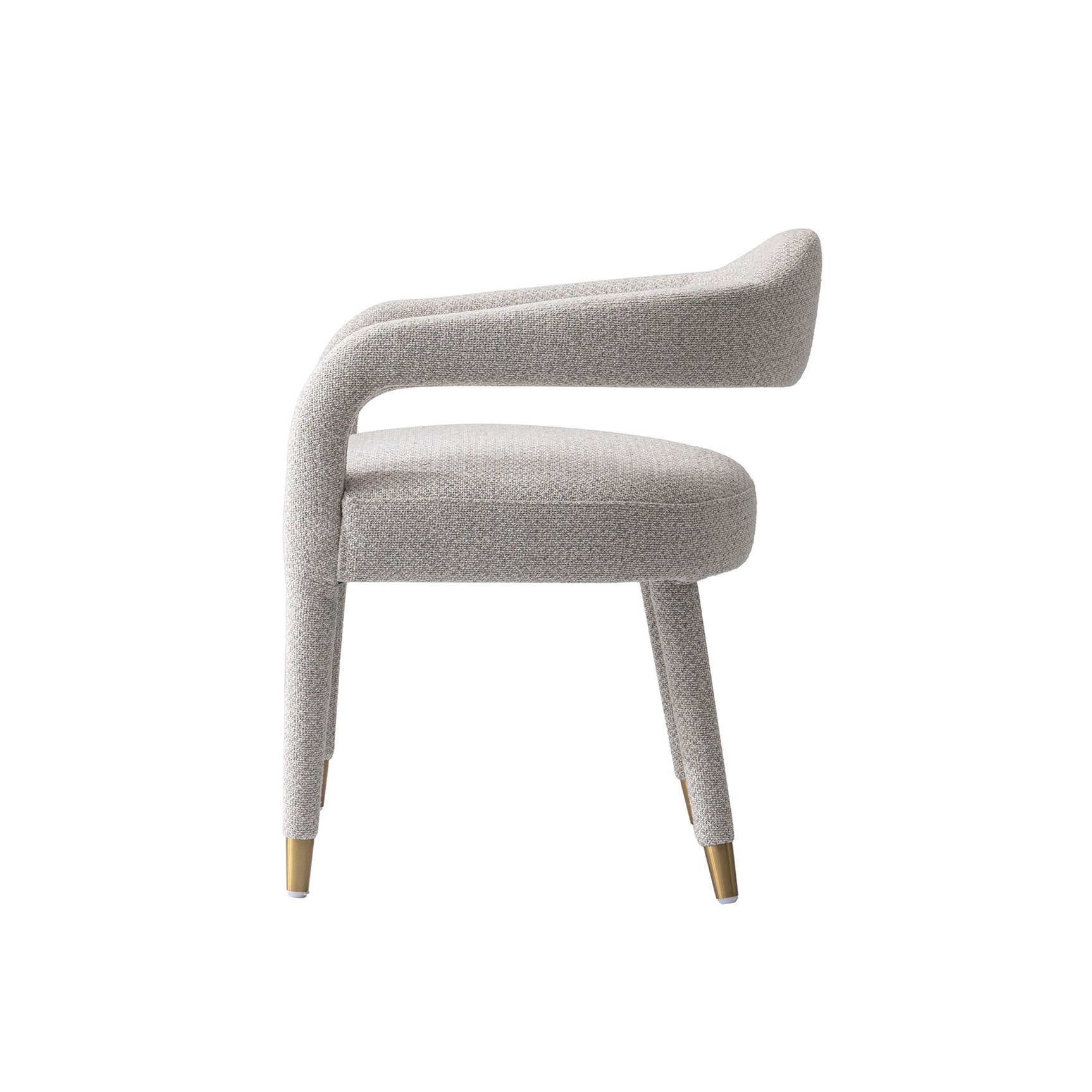 Aspen Dining Armchair in Silver Lining - Ornate Home