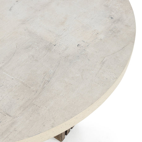 Aspen Distressed Brown/Weathered Chalk Coffee Table - Ornate Home