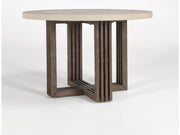 Aspen Distressed Brown/Weathered Chalk Dining Table - Ornate Home