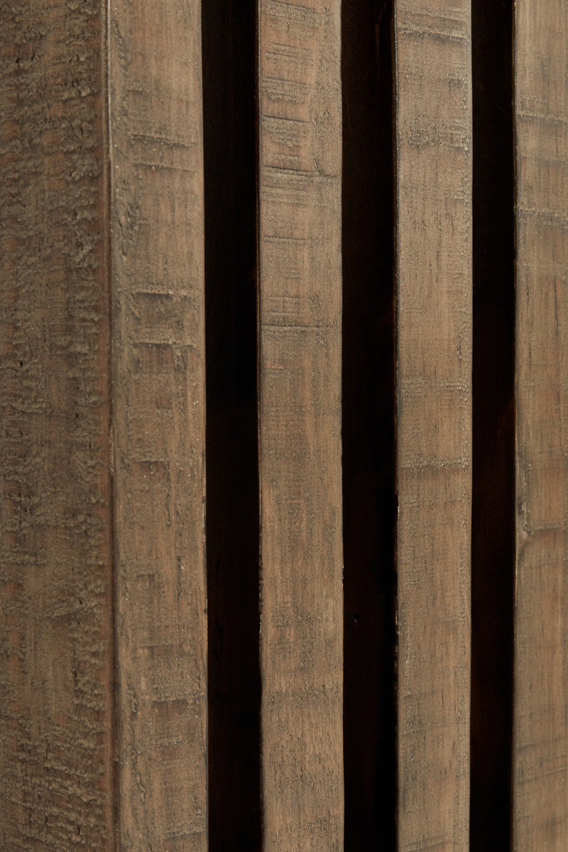 Aspen Distressed Brown/Weathered Chalk End Table - Ornate Home