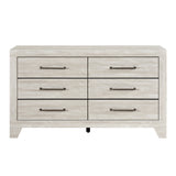 Aspen Dusty Gray Oak 5-Piece Queen Bedroom Set - Ornate Home